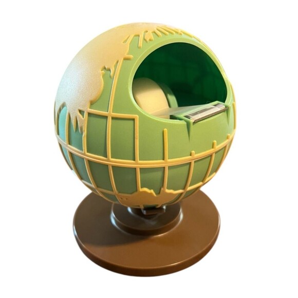 Scotch 3M Magic Tape dispenser Globe Explore the World 5" Weighted Refillable - Picture 4 of 8